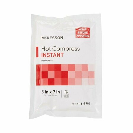 MCKESSON Hot Pack, Instant Chemical Activation, General Purpose, 5 x 7 Inch, 24PK 16-9706